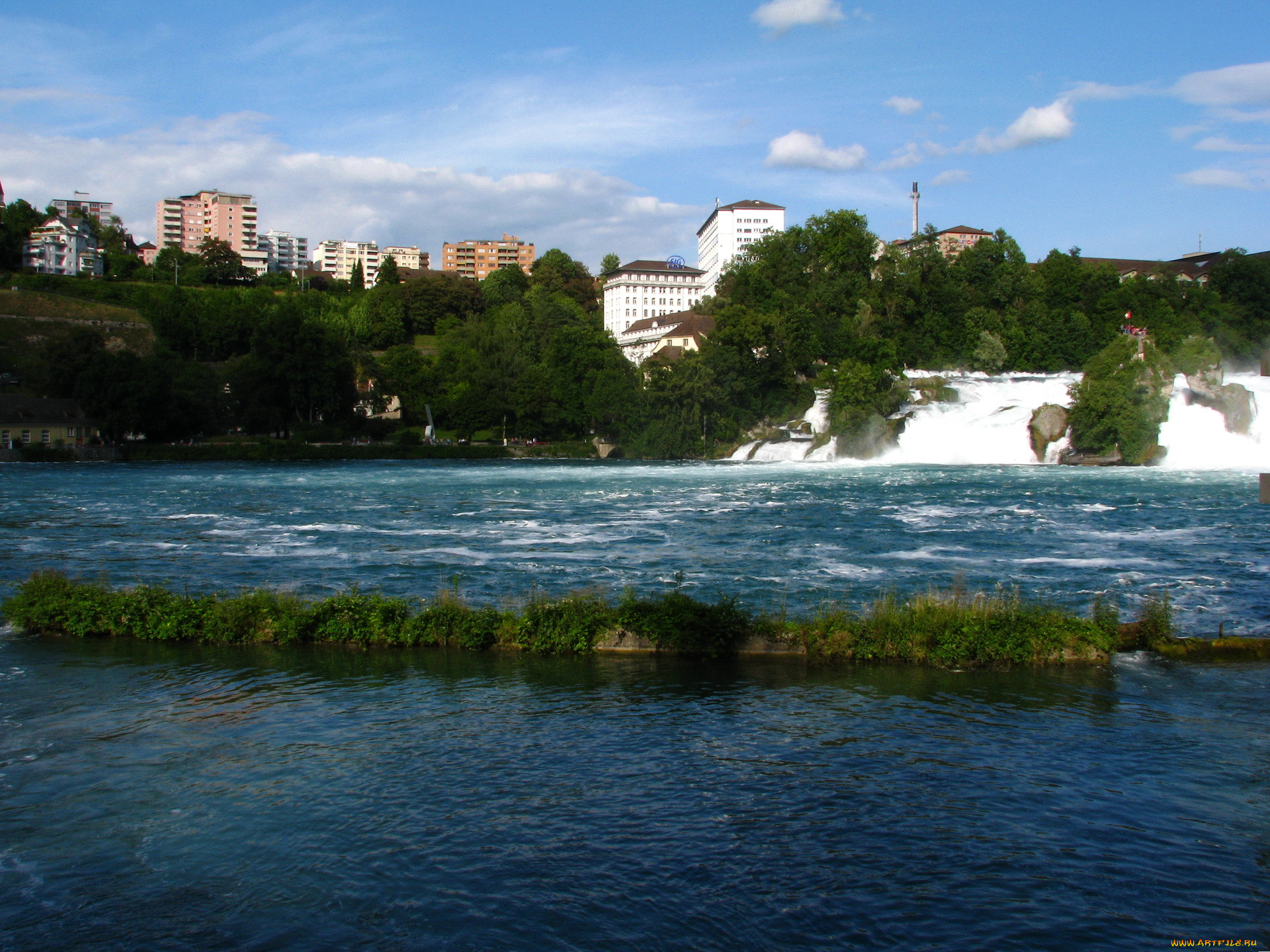 rhine, falls, switzerland, , 